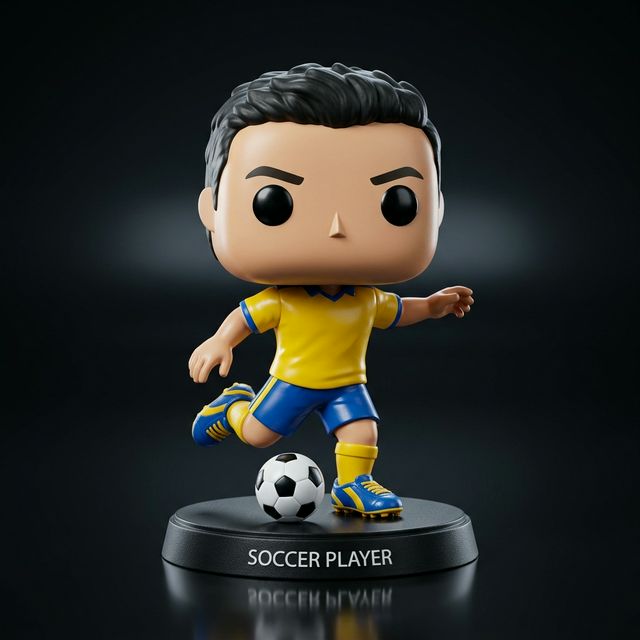 Boneco tema futebol